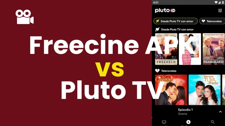 Freecine APK vs Pluto TV