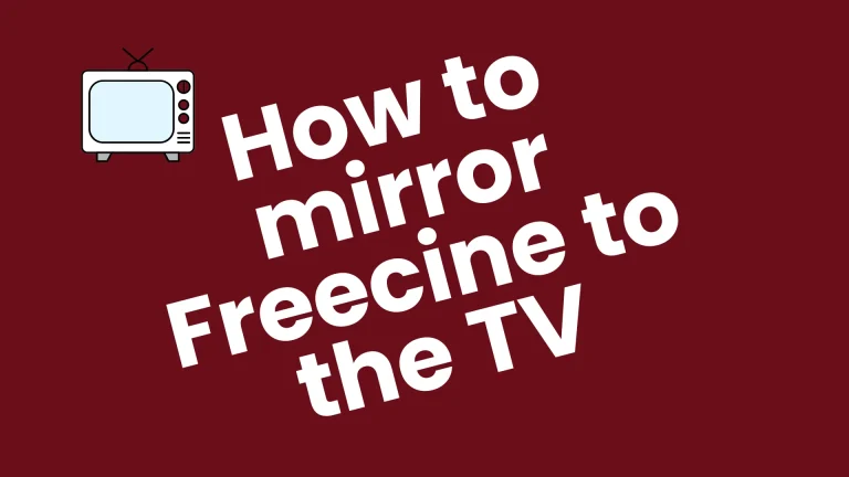 How to mirror Freecine to the TV